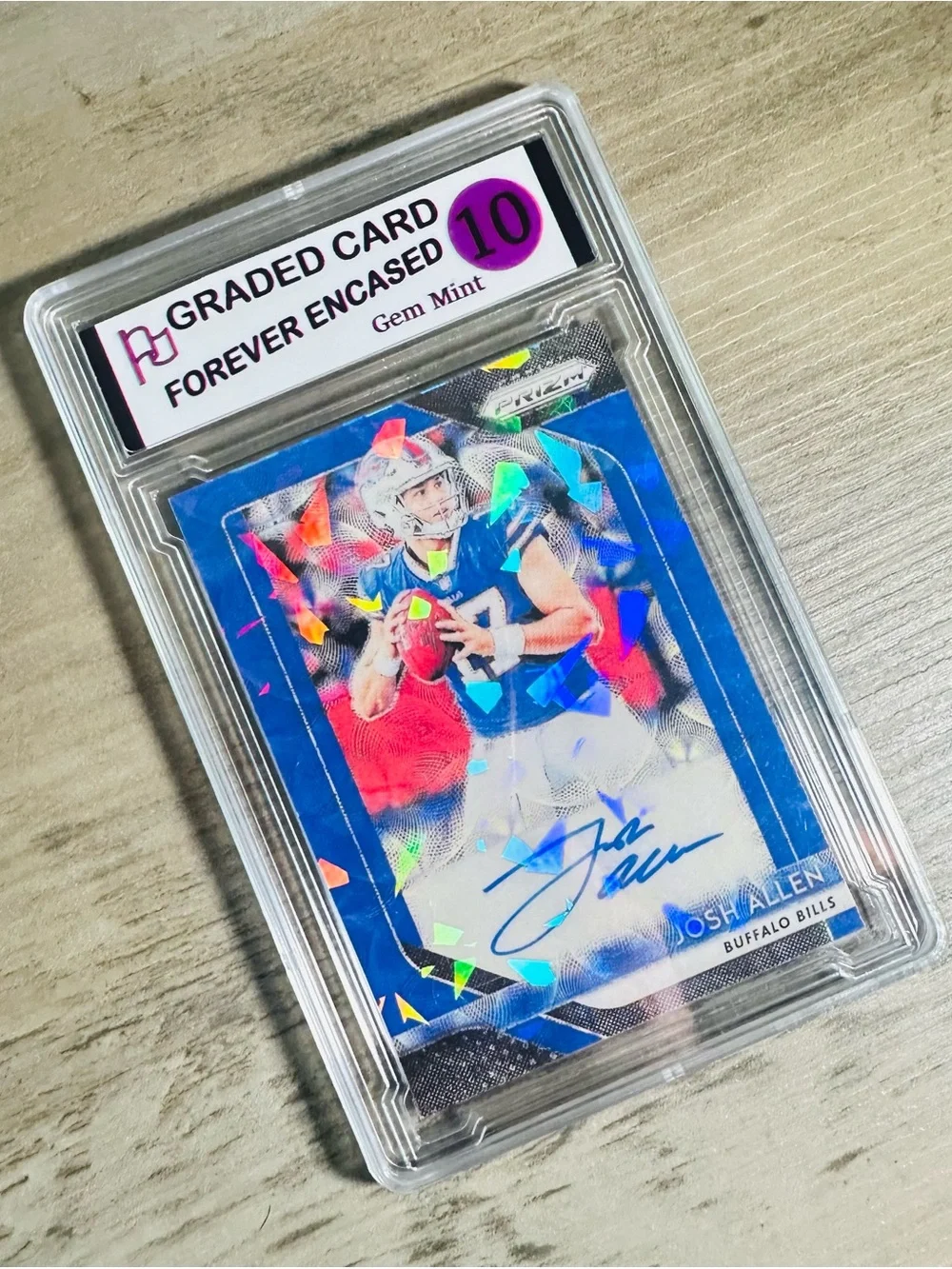 Josh Allen Rookie Gem Mint 10 2018 Autograph Panini Prizm #RA-JA Novelty Card